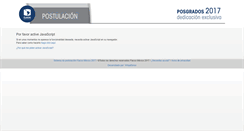 Desktop Screenshot of postulacion.flacso.edu.mx