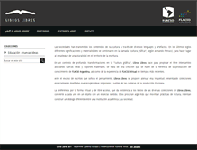 Tablet Screenshot of libroslibres.flacso.org.ar