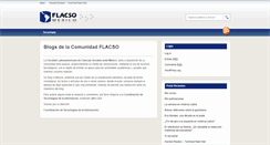 Desktop Screenshot of blog.flacso.edu.mx