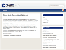 Tablet Screenshot of blog.flacso.edu.mx