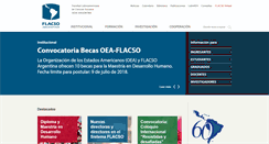 Desktop Screenshot of flacso.org.ar