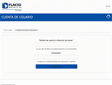 Tablet Screenshot of intranet.flacso.edu.mx