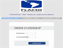 Tablet Screenshot of misdatos.flacso.org.ar