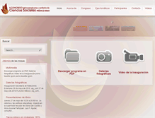 Tablet Screenshot of congreso.flacso.edu.mx