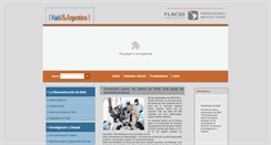 Desktop Screenshot of haitiargentina.flacso.org.ar